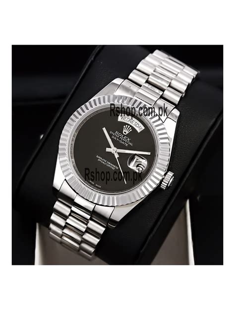 rolex day-date automatic watch digitless black dial 530|rolex daytime watch price.